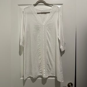 Cotton beach coverup
